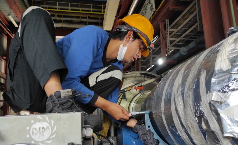 measurement outside diameter shaft generator PT DIM