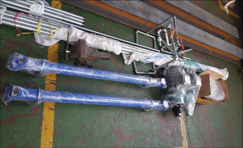 oil cooler installation hydro plant PT DIM