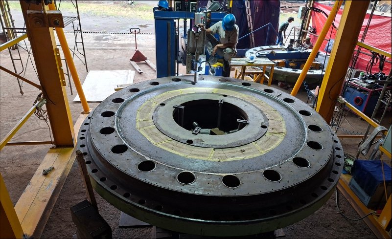 onsite machining vertical lathe machine PT DIM